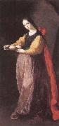 Francisco de Zurbaran St Agatha oil painting artist